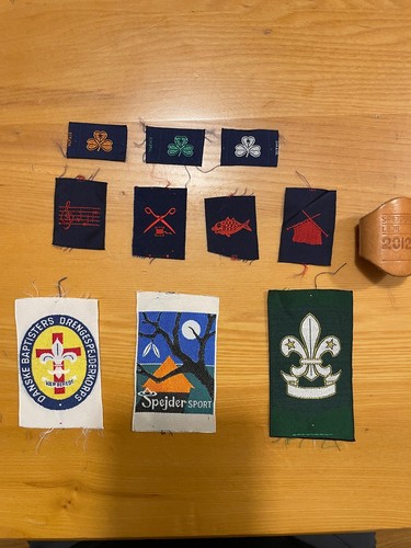Danish scout patches - ,