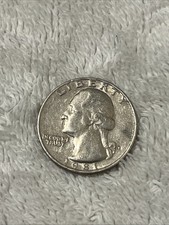1981 P Quarter Error LIBERTY
