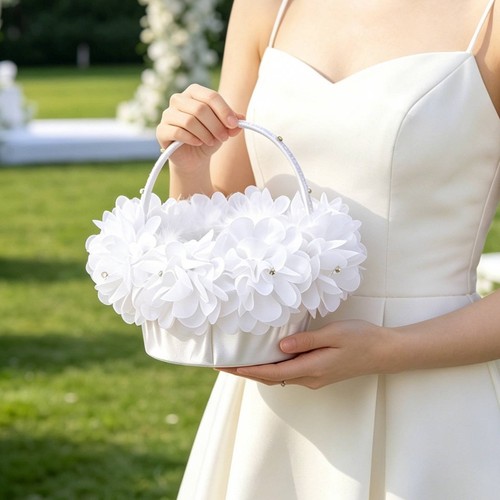 Cestino ragazza fiori - ragazza, di