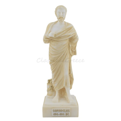 Statua antica greca tragedica