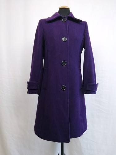 Cappotto vintage donna viola