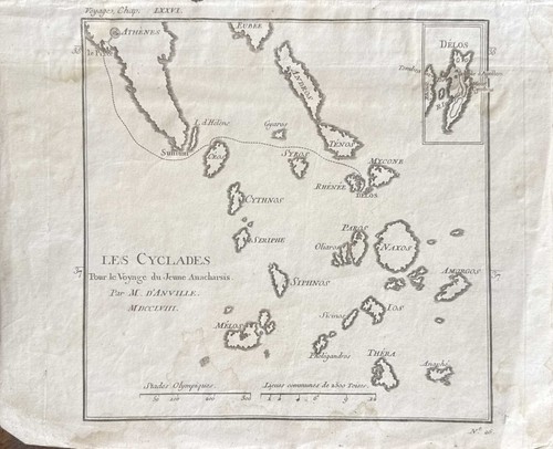 1758 anville cyclades - 1758,, anville,