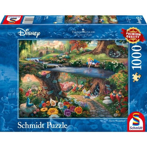 Puzzle kinkade disney alice - puzzle,