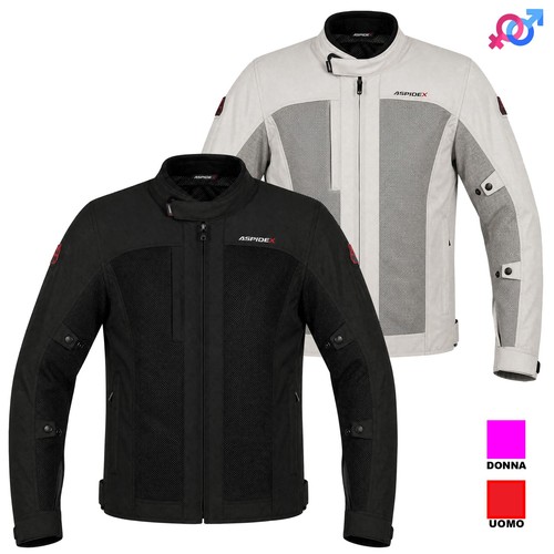 Giacca moto traforata - traforata, tessuto