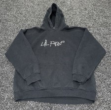 Felpa nera con cappuccio