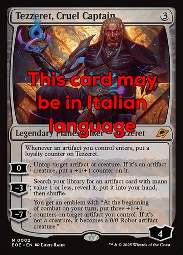 Mtg tezzeret cruel captain - mtg, tezzeret,