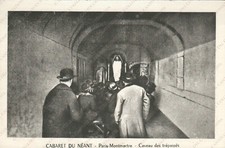 FRANCE Paris Montmartre Cabaret du Néant Caveau des trépassés Carte postale