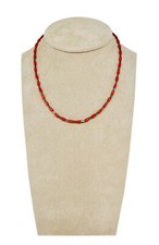 COLLANA UOMO CORALLO ROSSO
