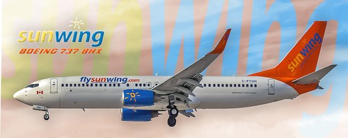 Sunwing airlines boeing - sunwing,