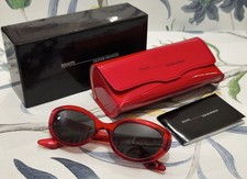 New Oliver Peoples Khaite OV5513SU 1761R5 1969C Red Frame Carbon Grey Sunglasses