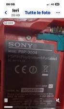 Sony PSP 3004 Console - Rossa Con 2 Giochi Omaggio