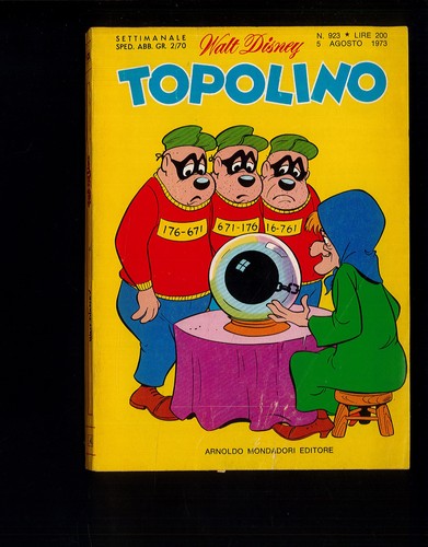 Topolino libretto 923 del - libretto,