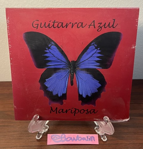 Guitarra azul mariposa cd - azul,