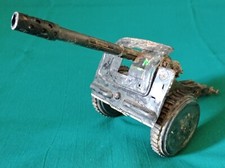 WW2 : vecchio GIOCATTOLO in ferro : modellino di CANNONE TEDESCO - Cm. 30