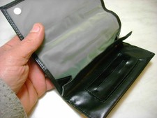 BORSA  BUSTA PORTATABACCO IN PELLE 19305 NERO DAKOTA FOR BREBBIA NUOVO