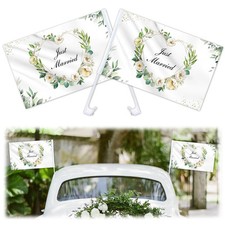 Just Married - 2 bandiere per