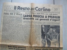 Quotidiano IL RESTO DEL CARLINO n. 120 Merc. 21 maggio 1958 Con cronaca Ravenna