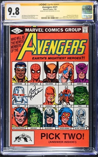 Marvel avengers 221 cgc 8 - 221, ss
