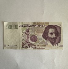 50.000 Lire "Bernini" 2° Tipo