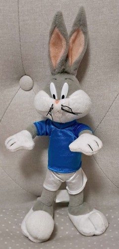 Peluche pupazzo coniglio bugs - peluche,