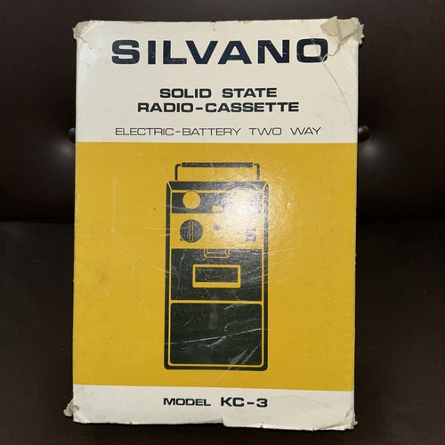 Radio cassette silvano model - radio,