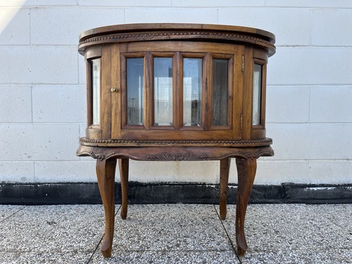 Tavolino vetrina luigi noce - luigi, xv
