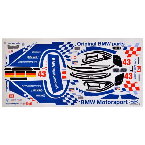 Foglio decorativo bmw - foglio, 1:10