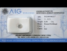 Diamante naturale 0.50 ct I /