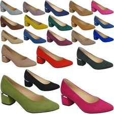 Scarpe donna decolte camoscio