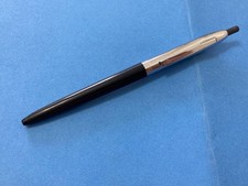 PENNA A SFERA A SCATTO BIC NERA CROMATA  VINTAGE.