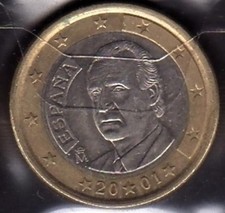 E323 Moneta Coin SPAGNA: 1 euro 2001
