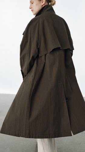 Zara nuovo trench coat - trench, plaid