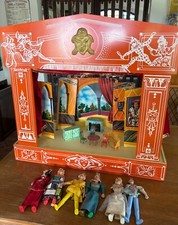 Teatrino con marionette made in Italy’50-di grandi dimensioni70x30x65-Bellissimo