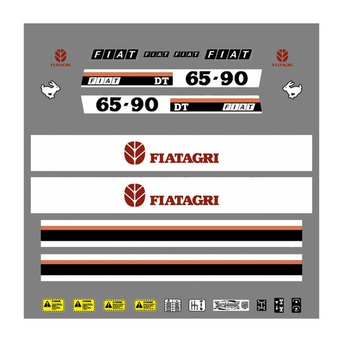Kit adesivi decalcomanie fiat - kit,