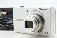 [Vicino come nuovo] Nikon Coolpix S6200 bianco 16,0 MP 10x fotocamera digitale dal Giappone