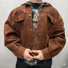 Giacca camionista uomo pelle