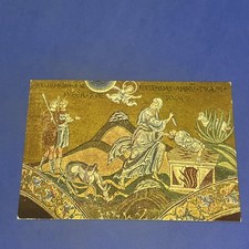 MONREALE MOSAICI IL SACRIFICIO DI ABRAMO - CARTOLINA - A COLORI