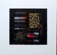 Ennio finzi pastelli collage - finzi,