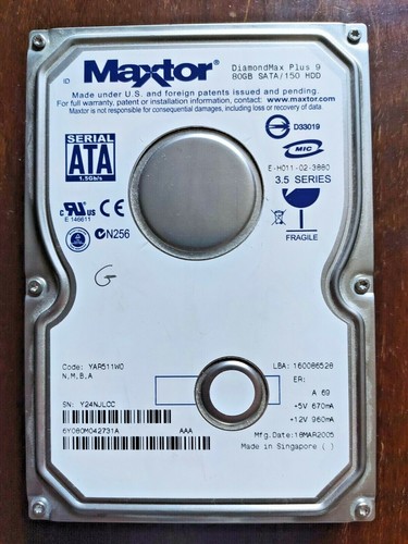 Maxtor diamondmax plus 80gb - plus,