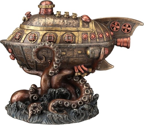 Statua steampunk submarine - steampunk,