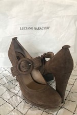 Luciano Barachini Scarpe donna décolleté tacco alto plateau 