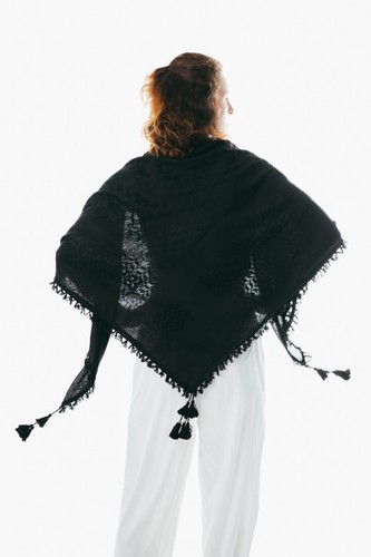 Sciarpa pied poule keffiyeh - de,