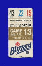 Biglietto calcio 1983 New York