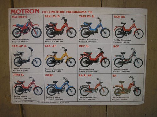 Motron ciclomotori programma - motron,
