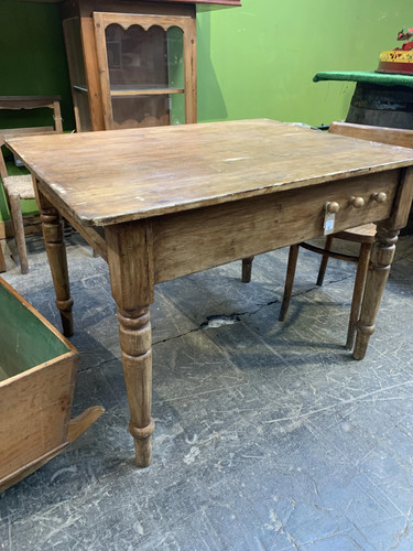 Tavolo vintage pino con - tavolo,