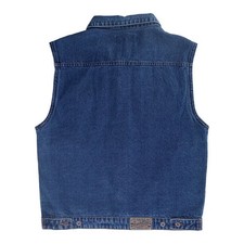 Gilet in denim blu scuro Mcs