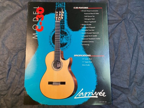 Larrivee scheda tecnica - larrivee, c-30
