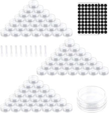 100 Pezzi Vasetti Plastica