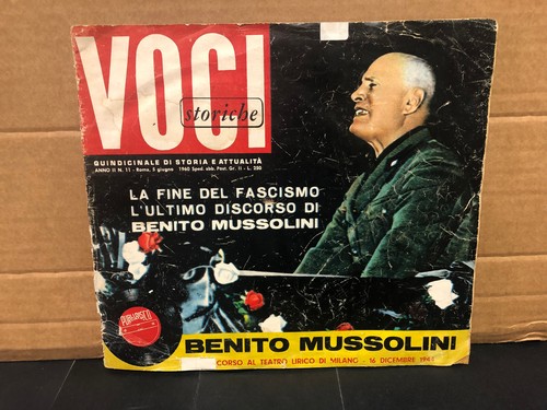 Voci storiche mussolini - voci,