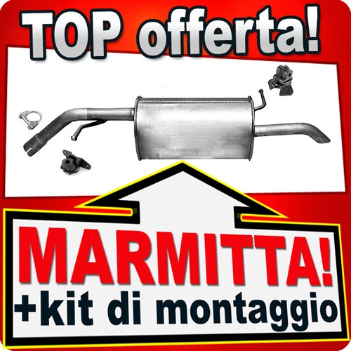 Silenziatore posteriore per - posteriore,
